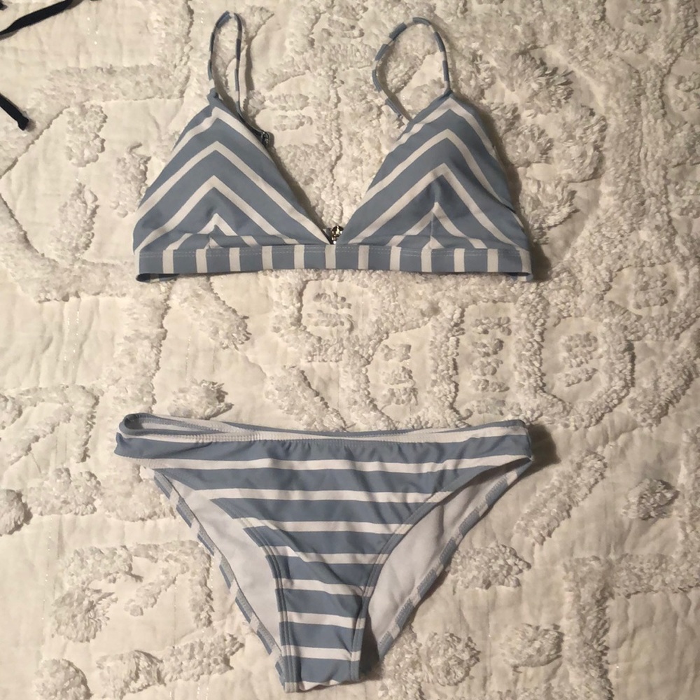 Striped Swim Suit
